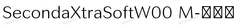 SecondaXtraSoftW00 M字体转换